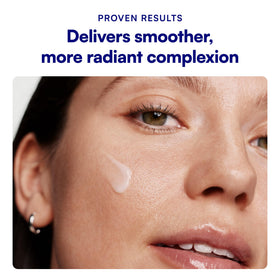 Bliss pump dispensing serum illustrating easy, controlled application benefit