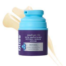 Bliss front bottle image showing clean packaging and anti-aging benefit
