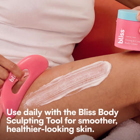 Bliss tool in hand demonstration illustrating effortless massage and consistent pressure