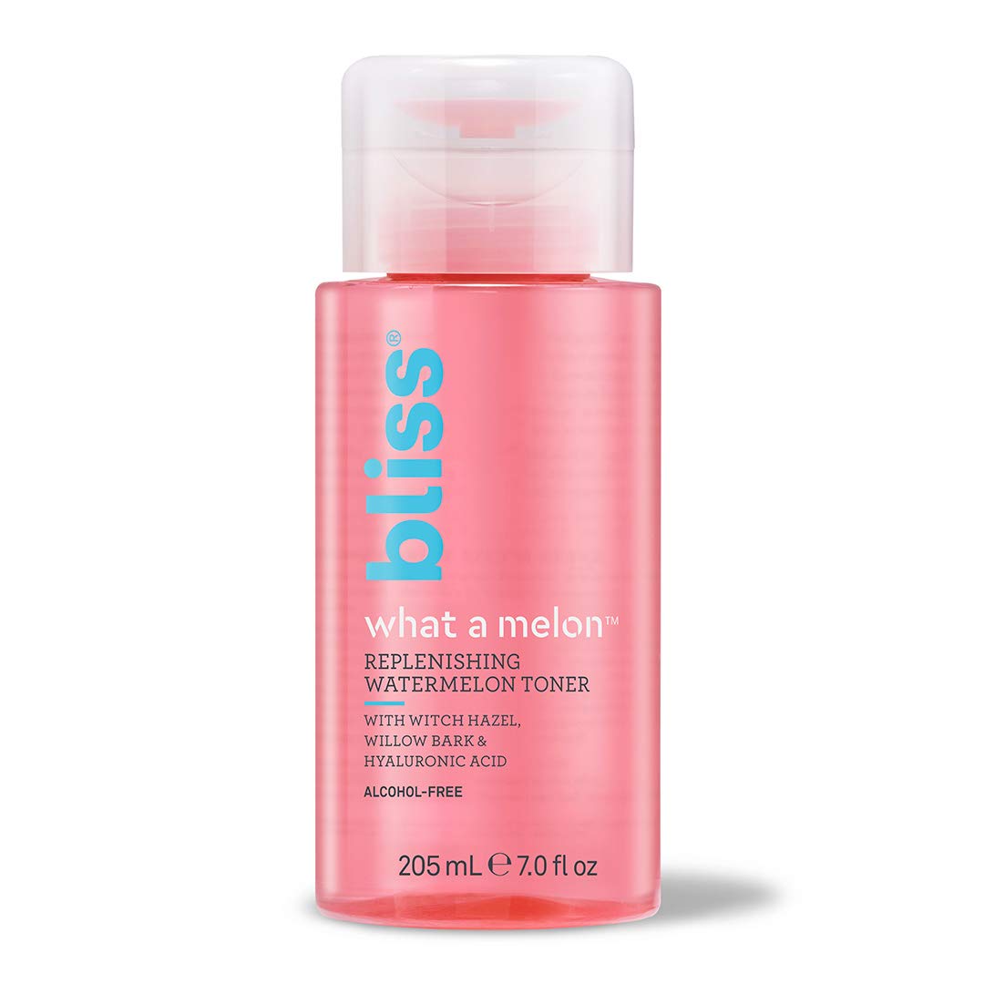 Bliss bottle held in hand for scale and travel-friendly size benefit