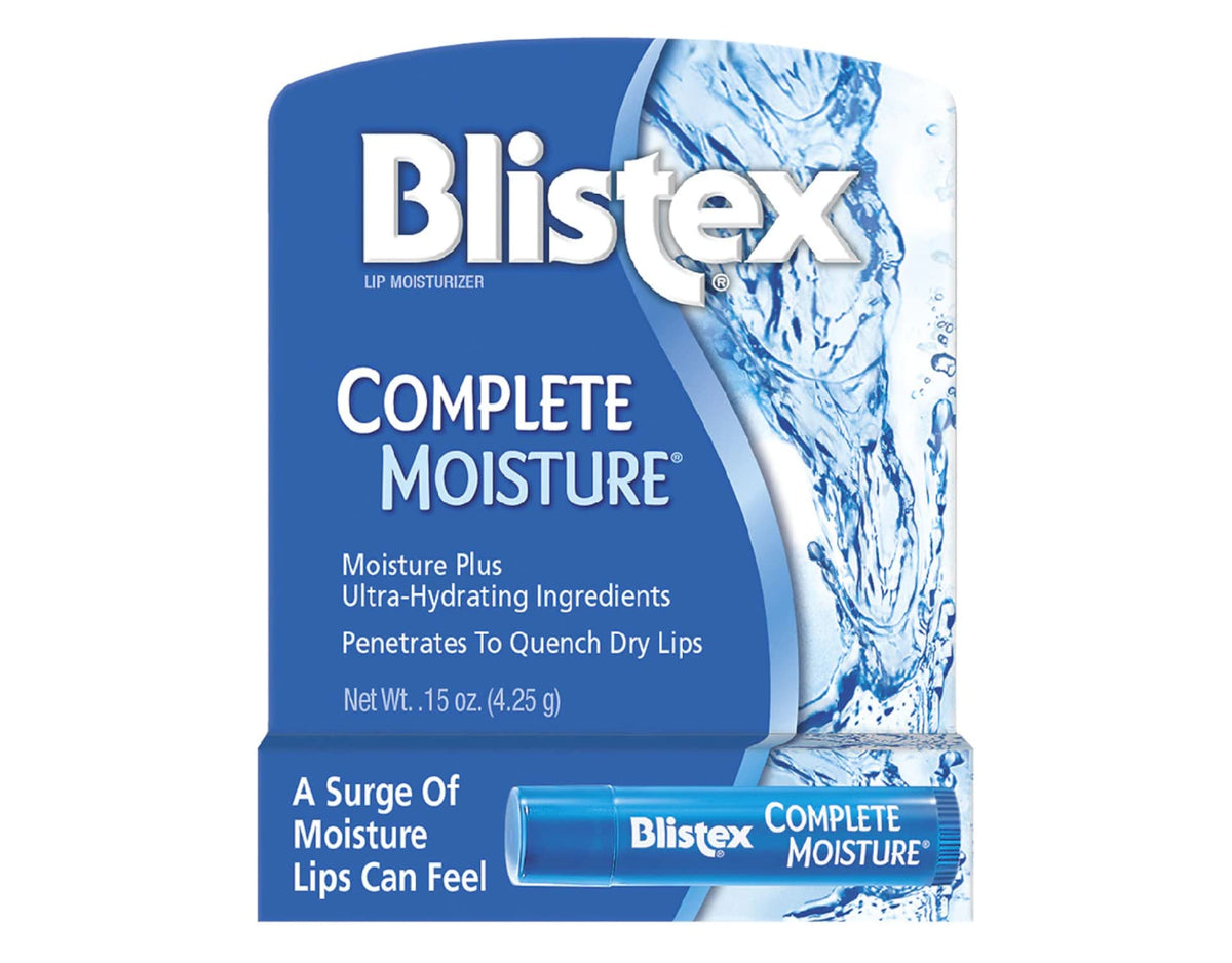 Blistex front packaging showing a 0.15 oz stick and bundle for easy hydration