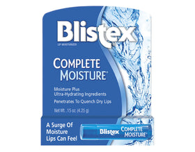 Blistex front packaging showing a 0.15 oz stick and bundle for easy hydration