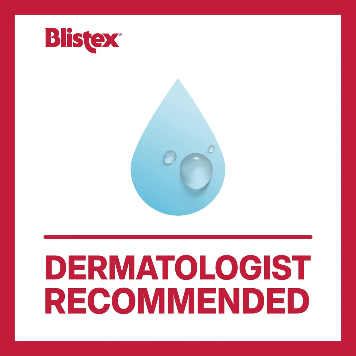Blistex applying balm to lips demonstrating instant comfort benefit