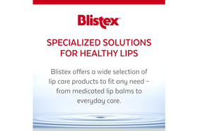 Blistex ingredients and directions label close-up for consumer information access