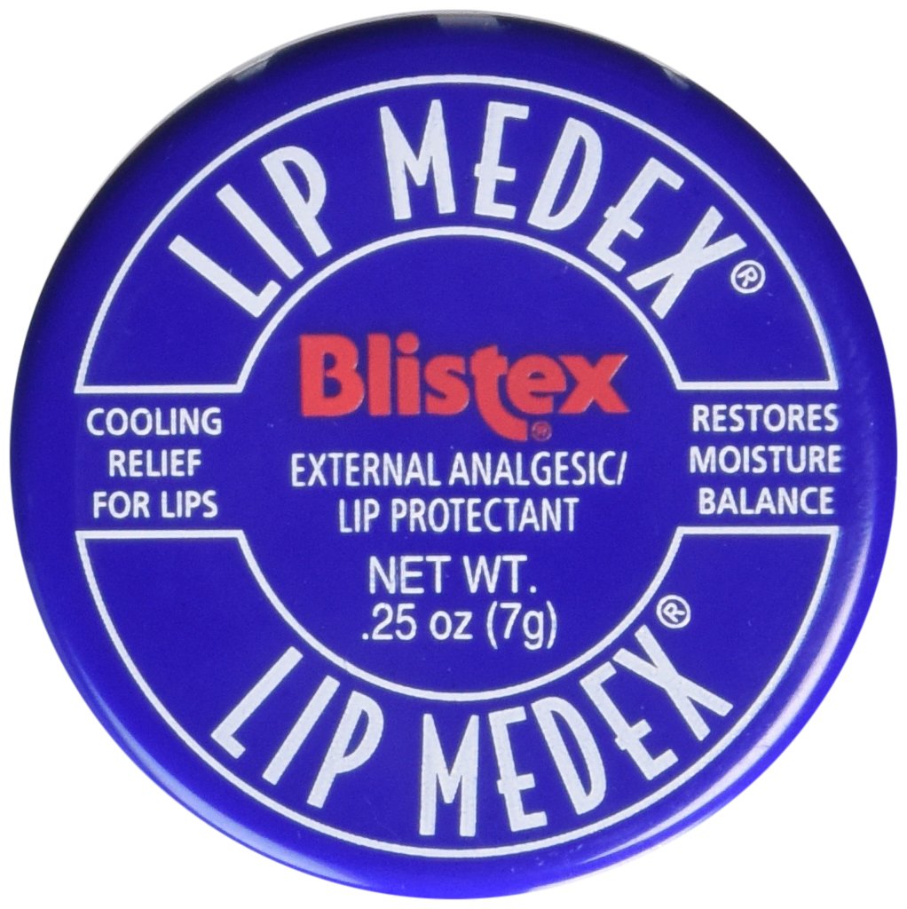 Blistex Lip Medex front tube showing label and cap for easy identification