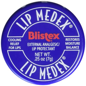 Blistex Lip Medex front tube showing label and cap for easy identification