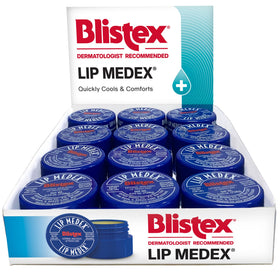 Blistex being applied to lips demonstrating immediate cooling and soothing