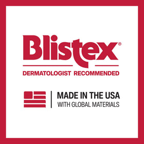 Blistex in a winter jacket pocket depicting on-the-go protection from cold