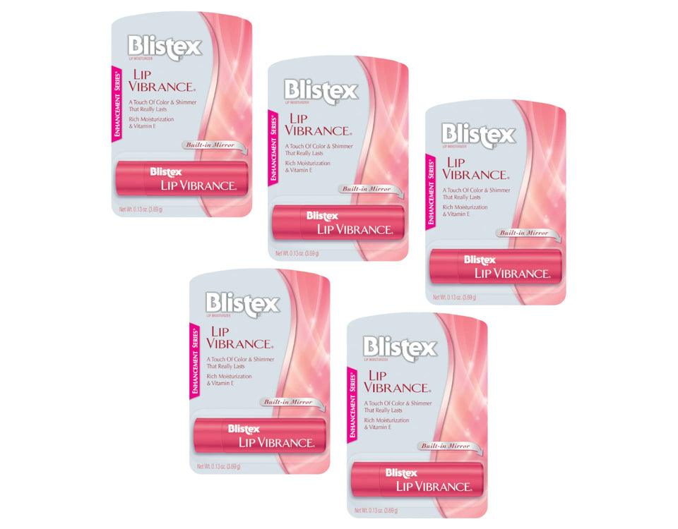 Blistex front packaging showing tube and benefits, easy travel hydration