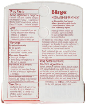 blistex ointment texture close-up demonstrating rich moisture and softening benefit