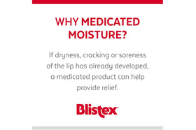 Blistex mint detail showing glossy finish and refreshing sensation