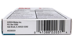 Blistex cap and label detail highlighting mint flavor and SPF 15 protection