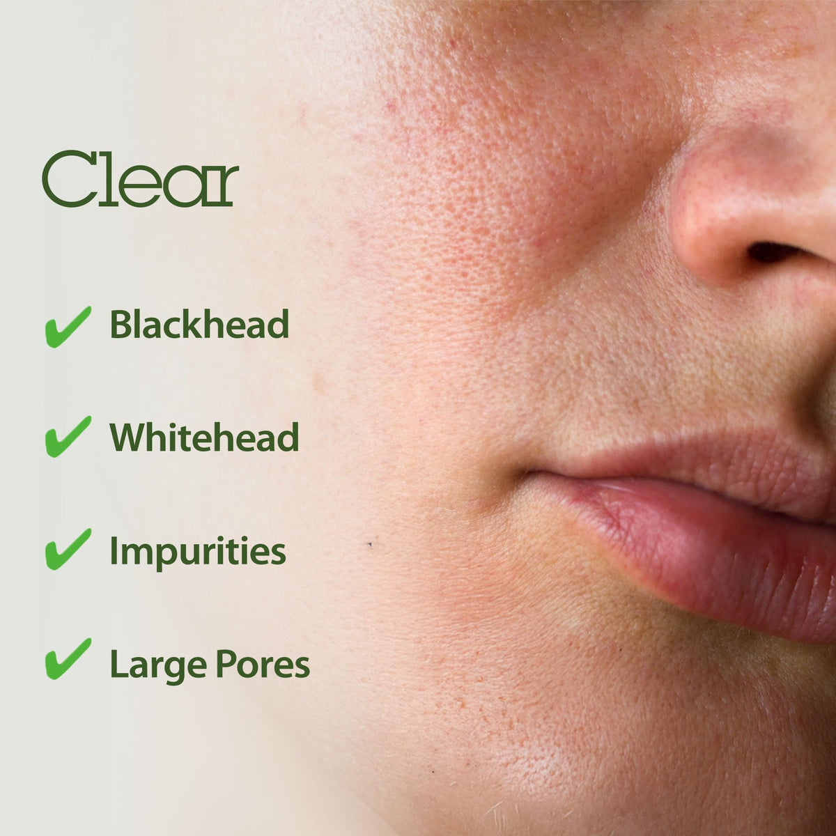 BLITHE removing makeup from face showing effective dissolution and clean rinse