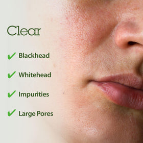 BLITHE removing makeup from face showing effective dissolution and clean rinse