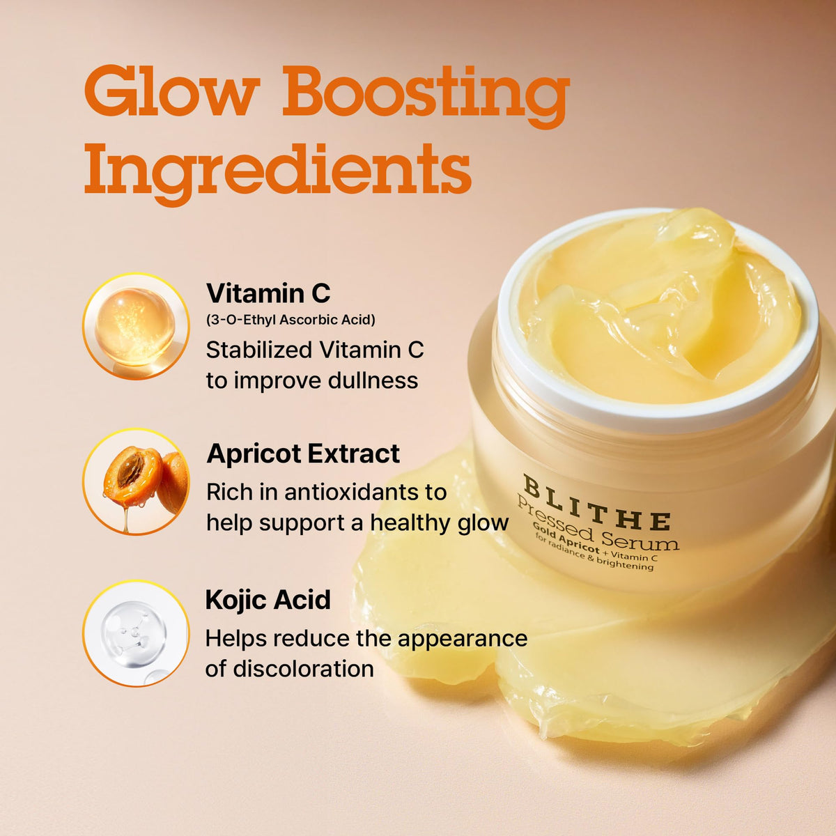 BLITHE held in hand to show size and portable skincare benefit