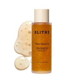 BLITHE bottle front view showing clean packaging and product benefit
