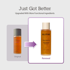 BLITHE clear essence texture on fingertip for fast absorption