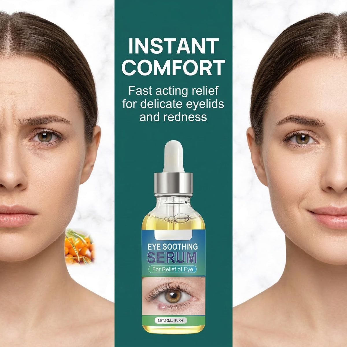 BLMRME serum absorbed on skin showing fast-absorbing comfort