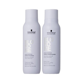 BlondMe bundle front packaging showing products and branding for salon-quality tone control