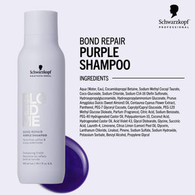 BlondMe rich lather on hair, demonstrating gentle cleansing benefit