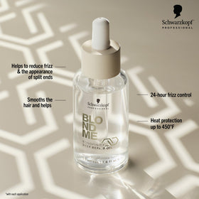 BlondMe pump and bottle detail emphasizing controlled dispense and convenience
