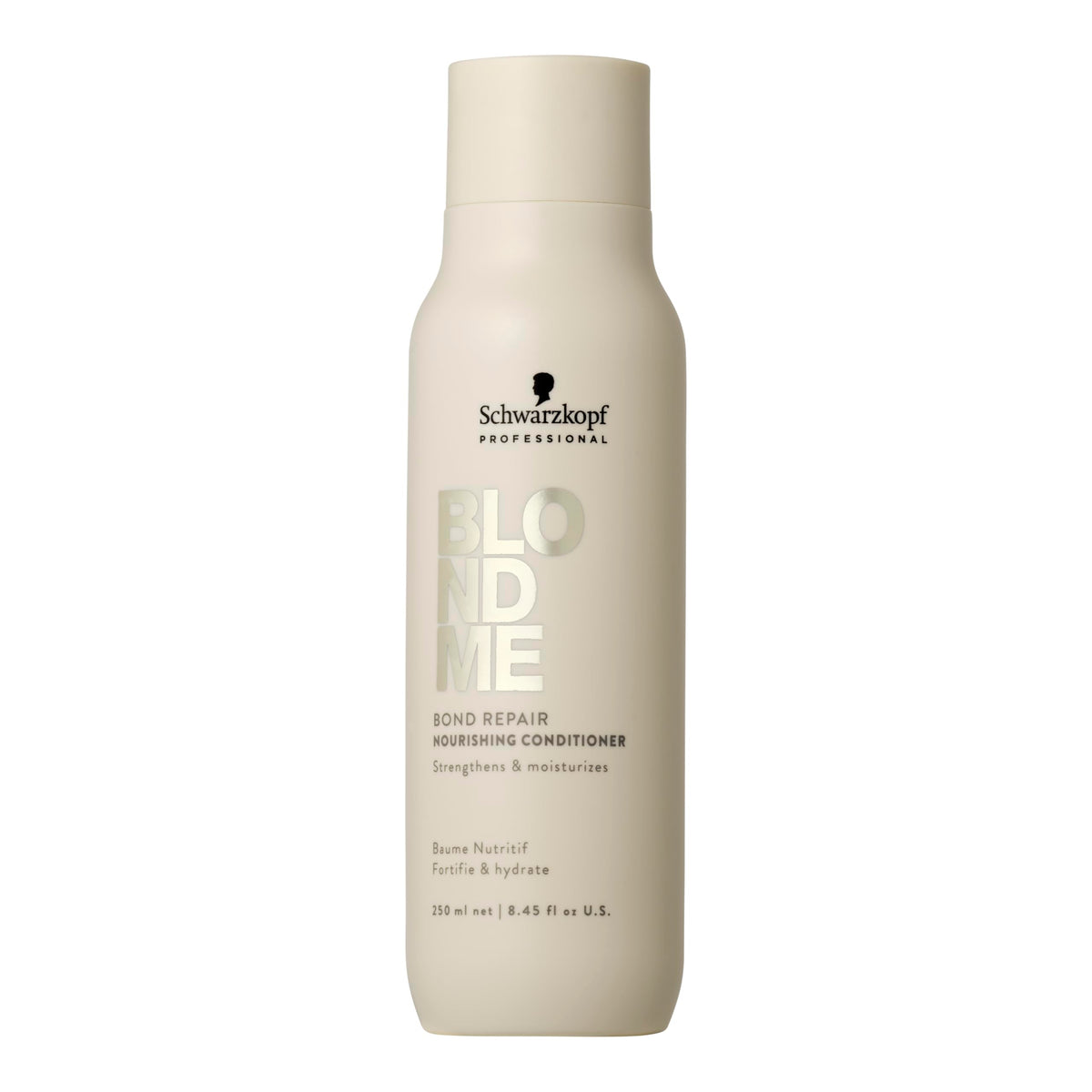 BlondMe front packaging bottle showing product and brand benefits