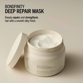 BlondMe application on damp blonde hair improving manageability