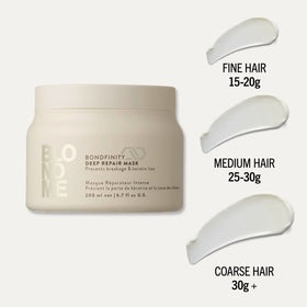 BlondMe jar beside hand showing true product size and scale
