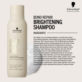 BlondMe shampoo texture foam close-up demonstrating gentle lather and cleansing
