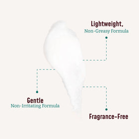 BLOOM IT'S A GREAT SKIN DAY! label close-up showing ingredient highlights like collagen, aloe and vitamin E for reassurance