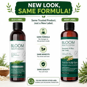 Bloom Health Goods close-up of spray mist texture highlighting lightweight absorption benefit