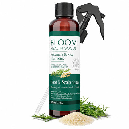 Bloom Health Goods front bottle view showing label and 6 oz packaging benefit of freshness