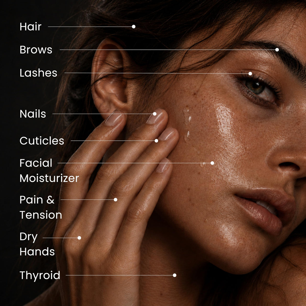 Bloom of Youth oil texture close-up showing thick, cold-pressed viscosity and nourishment