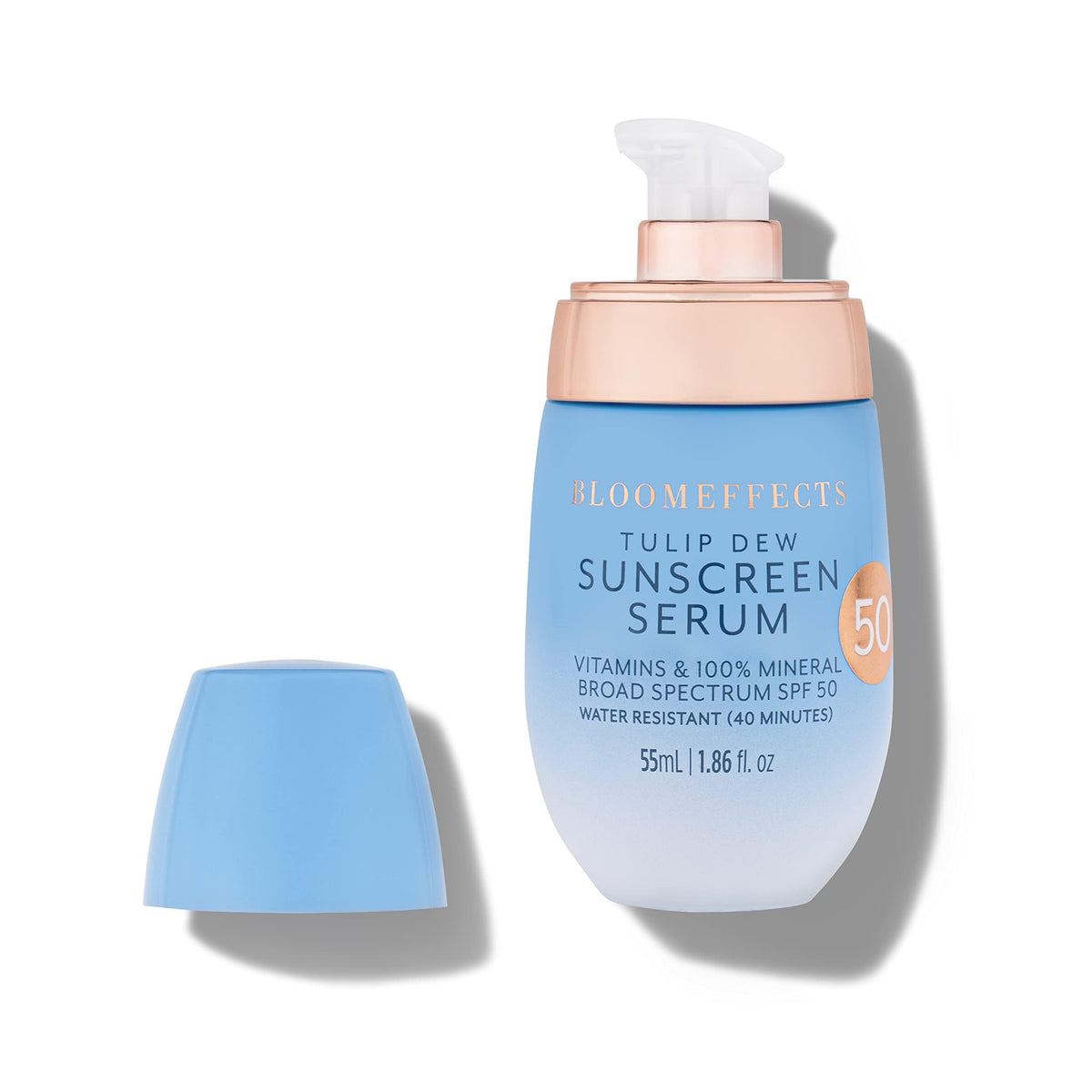 Bloomeffects bottle on bathroom counter in morning routine for daily protection