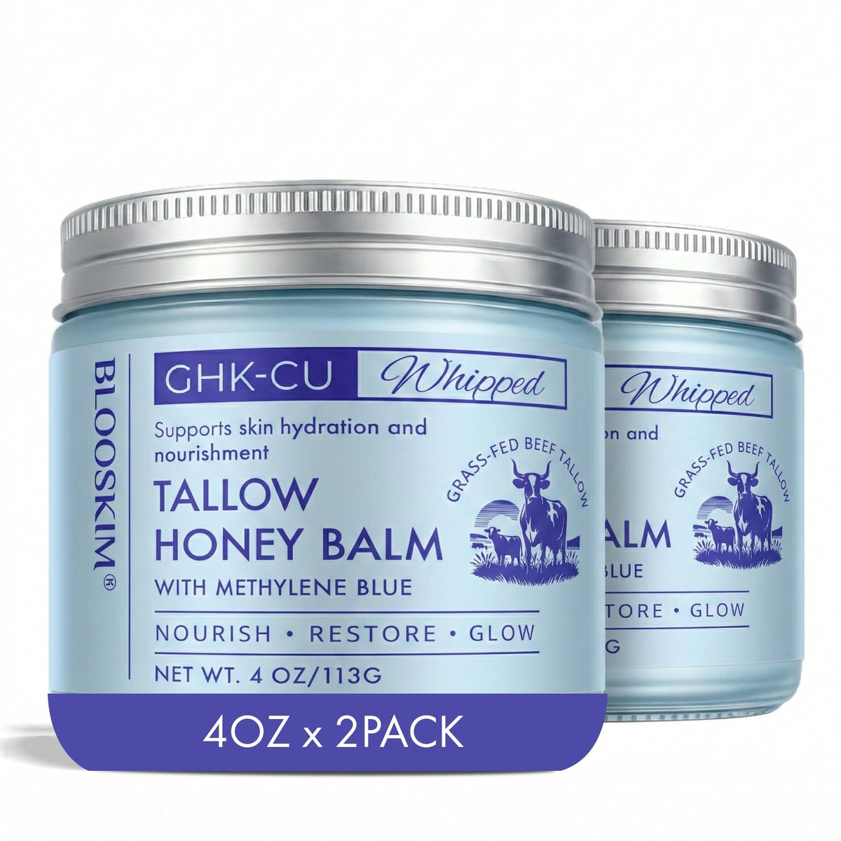 Blooskim front packaging showing product name and benefits to inform shoppers
