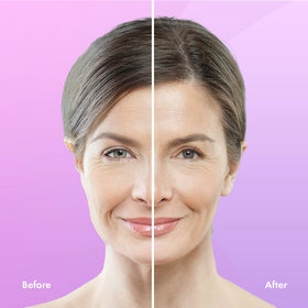Blooskim lifestyle mature woman applying mascara for comfortable everyday elegance