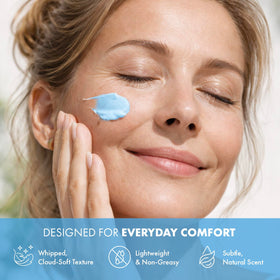 Blooskim tallow spread on skin detail showing deep moisturization benefit