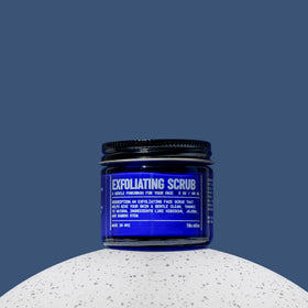 Blu Atlas product in hands applying to damp skin for refreshed feel