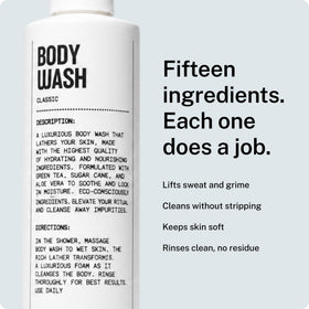 Blu Atlas rich lather texture on palm demonstrating creamy foam and gentle cleansing benefit