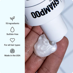 Blu Atlas in-shower use by a man demonstrating easy rinsing benefit