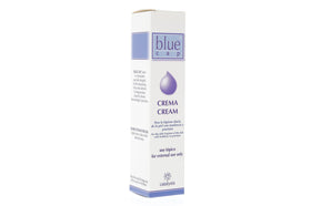 Blue Cap cream texture close-up illustrating smooth consistency for fast absorption