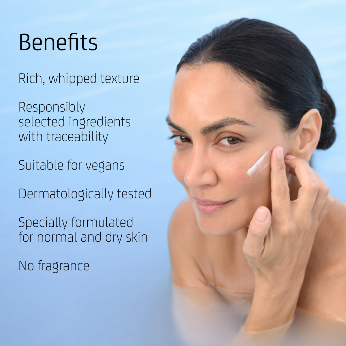 Blue Lagoon microalgae ingredient visual highlighting nourishing benefit