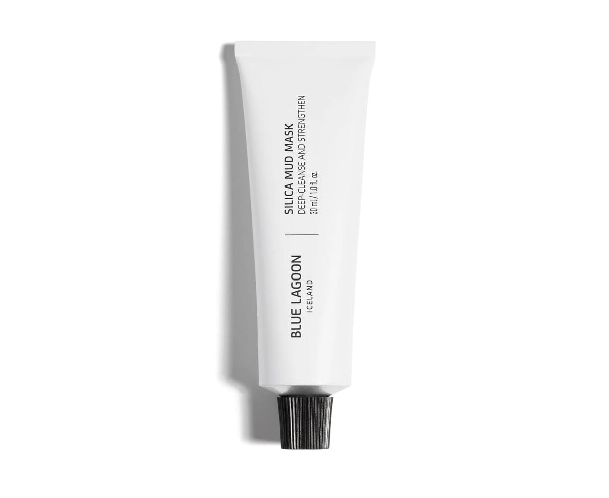 Blue Lagoon jar front view showing mask packaging and brand for clear identification