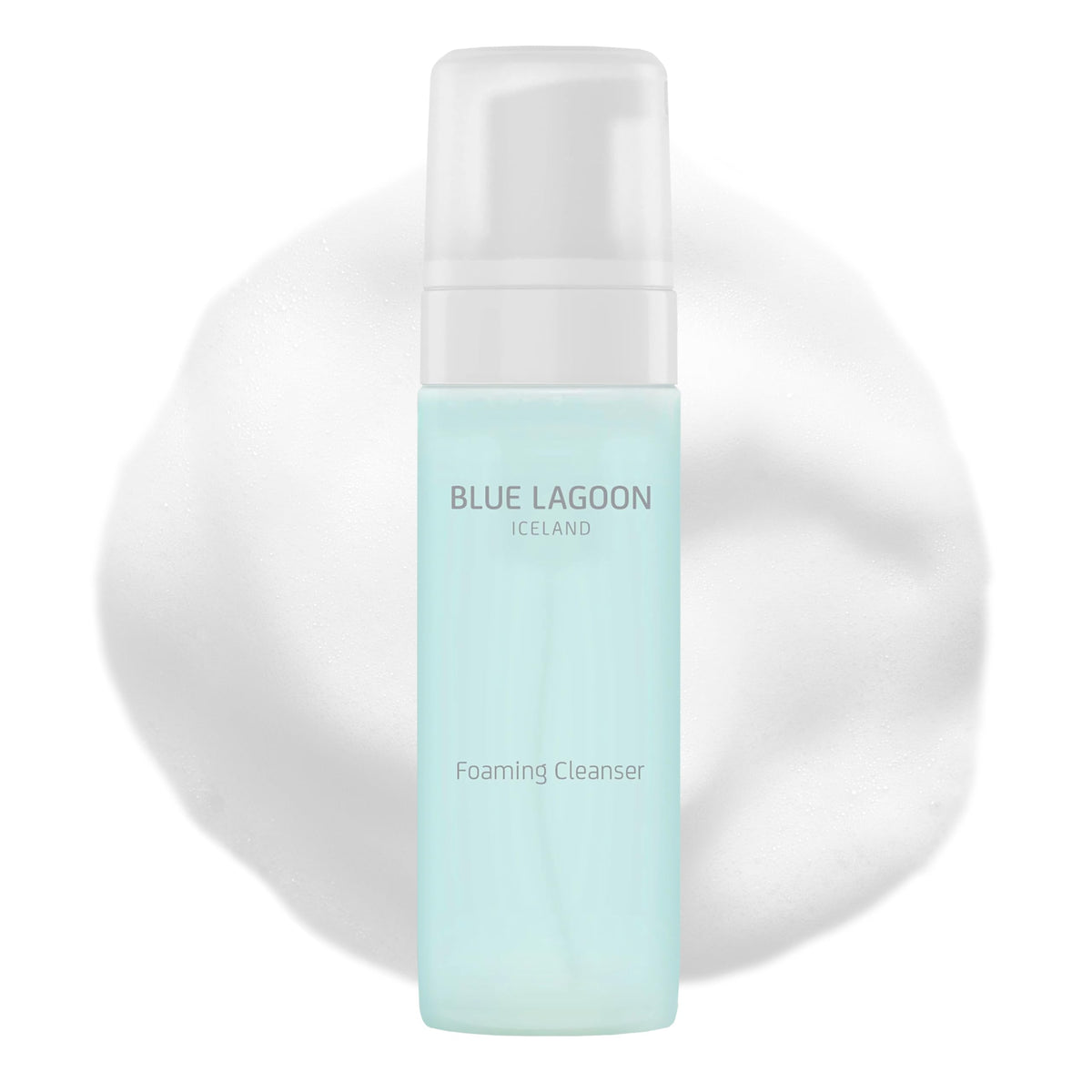Blue Lagoon front packaging showing cleanser and benefits