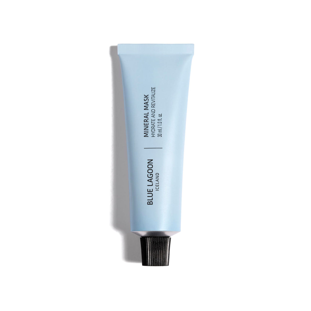 Blue Lagoon Hydrating Overnight Mineral Face Mask front view showing jar and label benefits