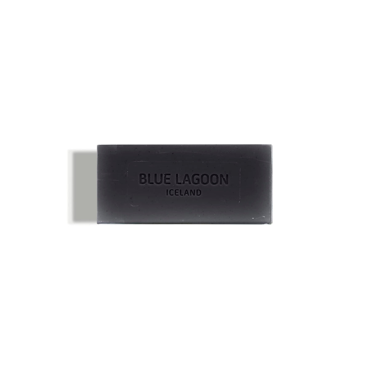 Blue Lagoon soap in hand demonstrating lather and easy travel use benefit