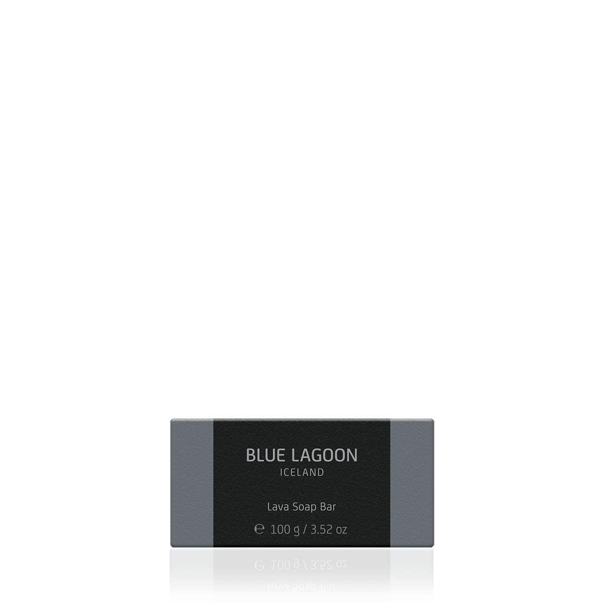 Blue Lagoon soap on bathroom shelf conveying clean design and daily routine