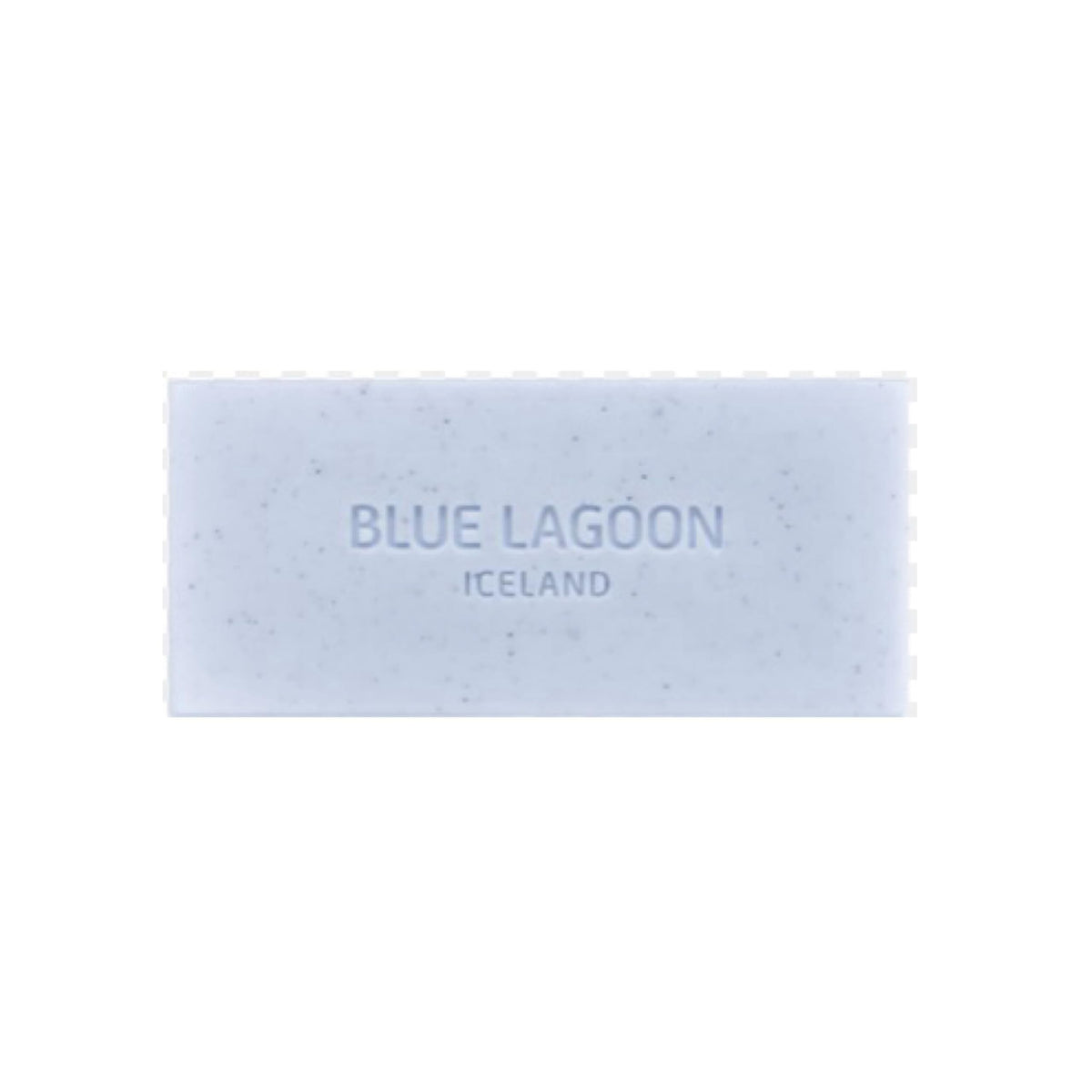 Blue Lagoon texture close-up revealing fine lava grains for gentle exfoliation
