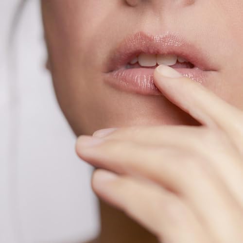 Blue Lagoon lip balm in outdoor setting protecting lips from wind and cold
