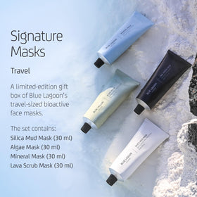 Blue Lagoon silica mud mask texture showing pore-clearing mineral-rich formula benefit